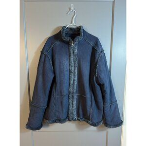 Toku Women’s Faux Suede &‎ Fur Coat